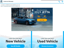 Tablet Screenshot of frederictonvw.ca